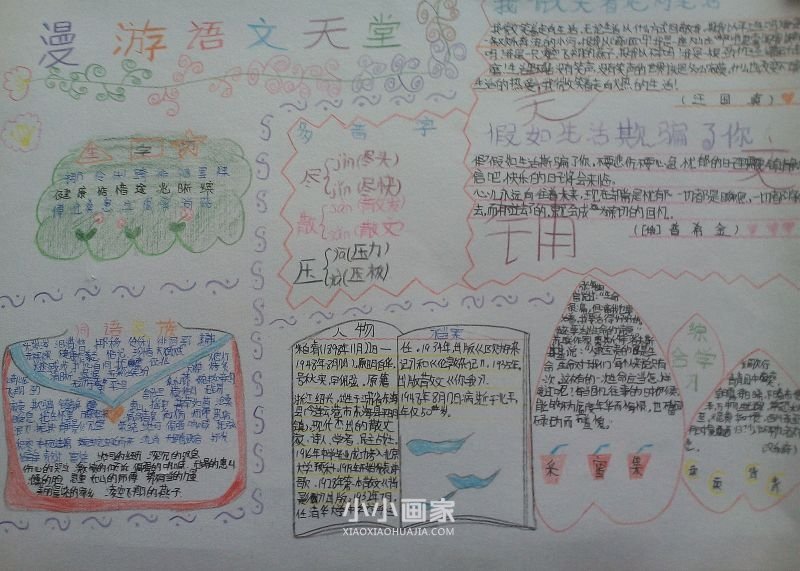 漫游语文天地手抄报图片字多- www.chuantongba.top