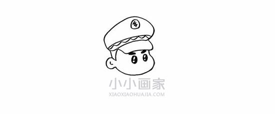 敬礼的警察简笔画画法图片步骤- www.chuantongba.top