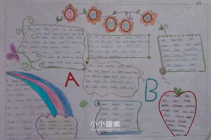 六年级获奖英语手抄报一等奖漂亮- www.chuantongba.top