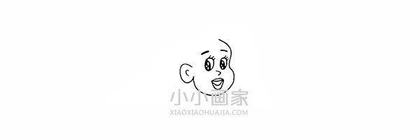 穿围裙的妈妈简笔画画法图片步骤- www.chuantongba.top