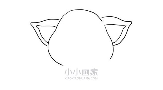 开心小猪简笔画画法图片步骤- www.chuantongba.top