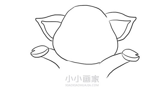 开心小猪简笔画画法图片步骤- www.chuantongba.top