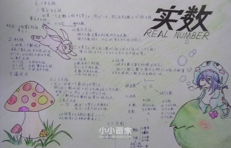 数学实数手抄报七年级简单- www.chuantongba.top