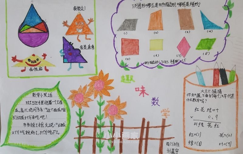 四年级图形分类手抄报内容图片- www.chuantongba.top