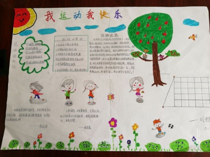 关于健体节的手抄报图片简单又漂亮二年级- www.chuantongba.top