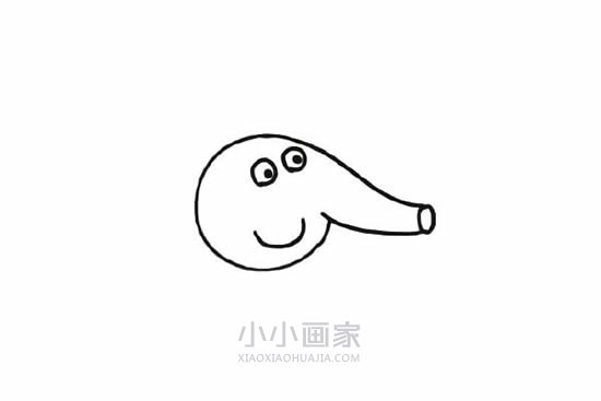 小象艾米丽简笔画画法图片步骤- www.chuantongba.top