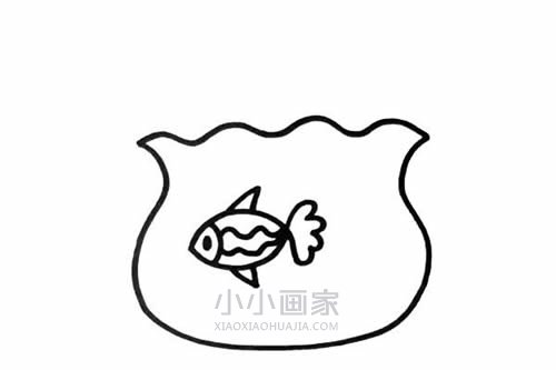 漂亮鱼缸简笔画画法图片步骤- www.chuantongba.top