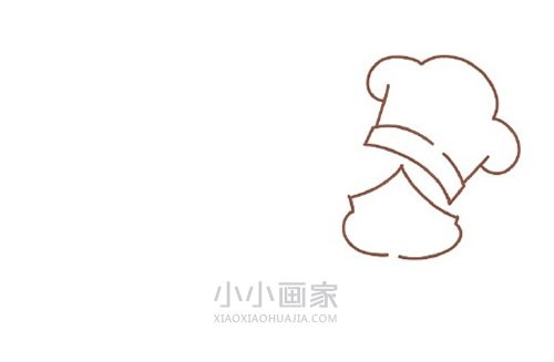 可爱的女厨师简笔画画法图片步骤- www.chuantongba.top
