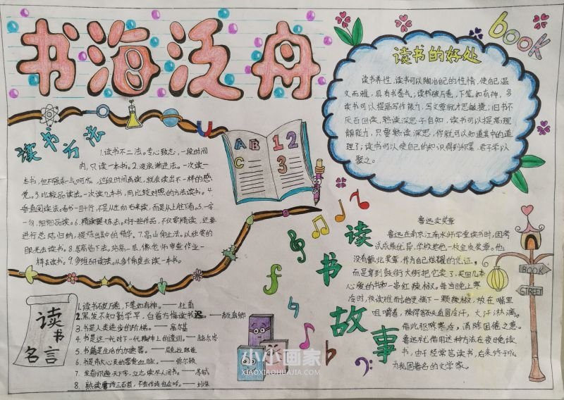 四年级好书伴我成长手抄报图片内容一等奖- www.chuantongba.top