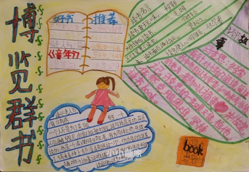 我爱阅读手抄报图片简单四年级- www.chuantongba.top