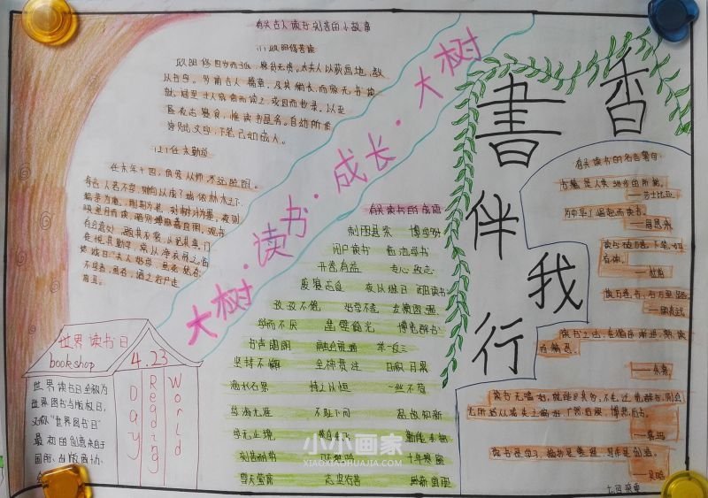 读好书手抄报内容简单七年级- www.chuantongba.top