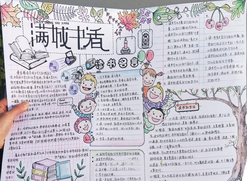 满城书香读书手抄报精品一等奖- www.chuantongba.top