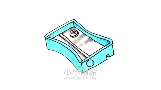 卷笔刀简笔画画法图片步骤- www.chuantongba.top