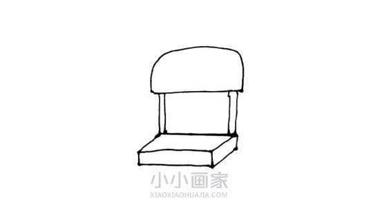 可爱儿童椅简笔画画法图片步骤- www.chuantongba.top