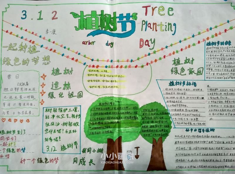 六年级植树节手抄报图片简单- www.chuantongba.top