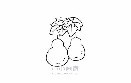 可爱葫芦简笔画画法图片步骤- www.chuantongba.top