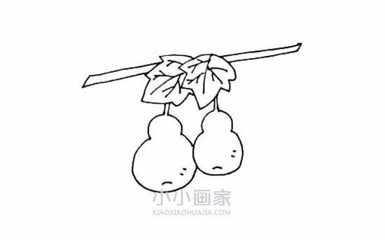 可爱葫芦简笔画画法图片步骤- www.chuantongba.top
