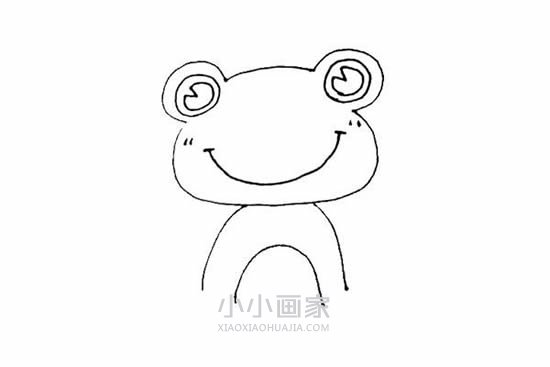 卡通青蛙王子简笔画画法图片步骤- www.chuantongba.top