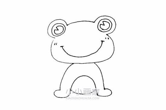 卡通青蛙王子简笔画画法图片步骤- www.chuantongba.top