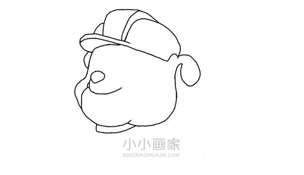 汪汪队小砾简笔画画法图片步骤- www.chuantongba.top