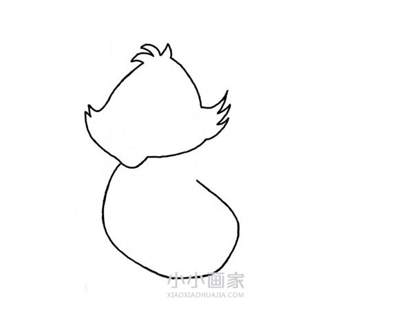 大尾巴松鼠简笔画画法图片步骤- www.chuantongba.top