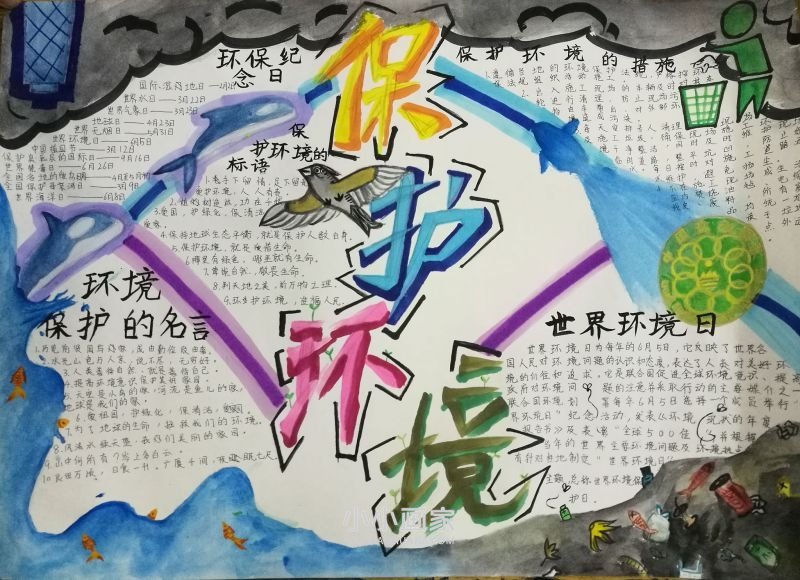 保护环境爱护地球手抄报内容图片初中生- www.chuantongba.top