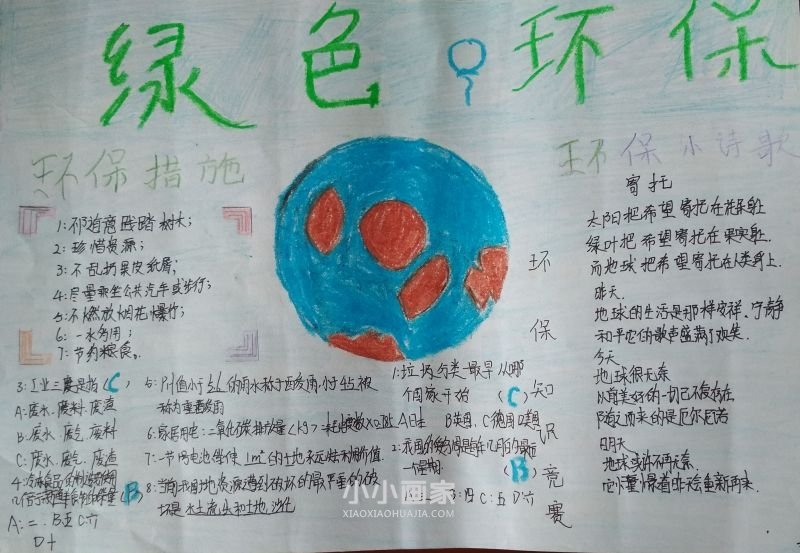 保护环境手抄报简单漂亮八年级- www.chuantongba.top