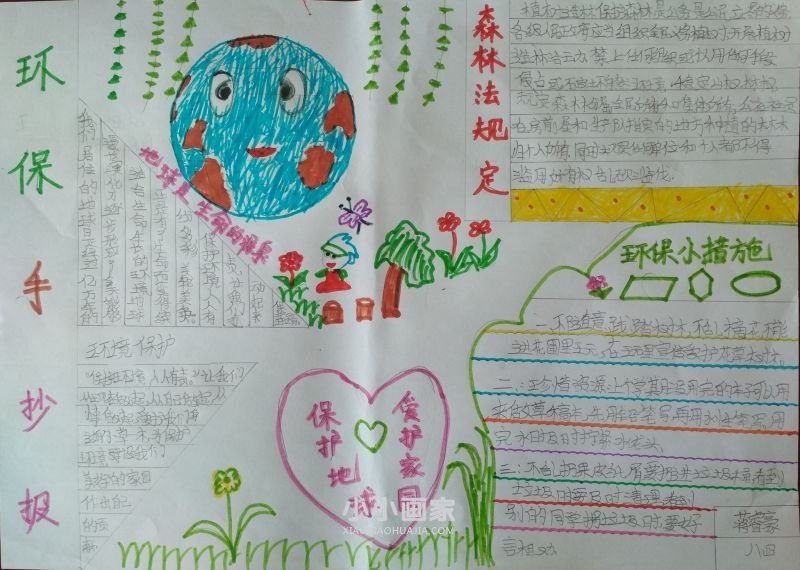 保护环境手抄报简单漂亮八年级- www.chuantongba.top