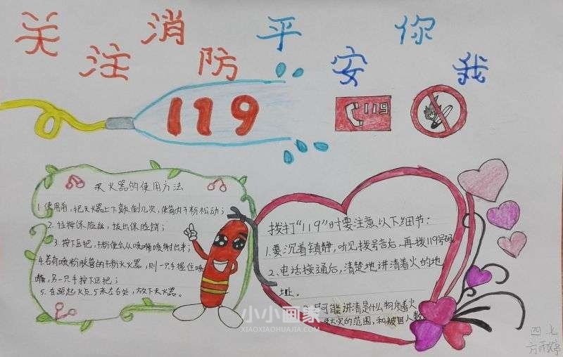 “关注消防平安你我”手抄报图片大全简单四年级- www.chuantongba.top