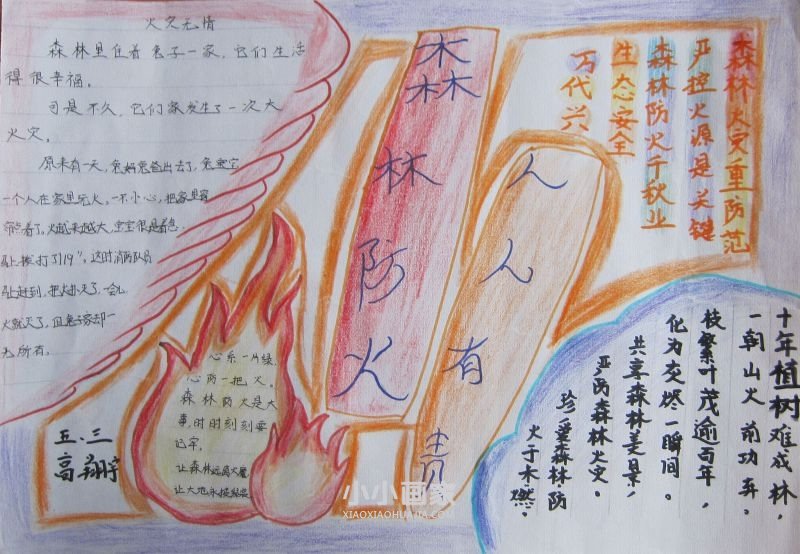 护林防火爱我家园手抄报图片五年级- www.chuantongba.top