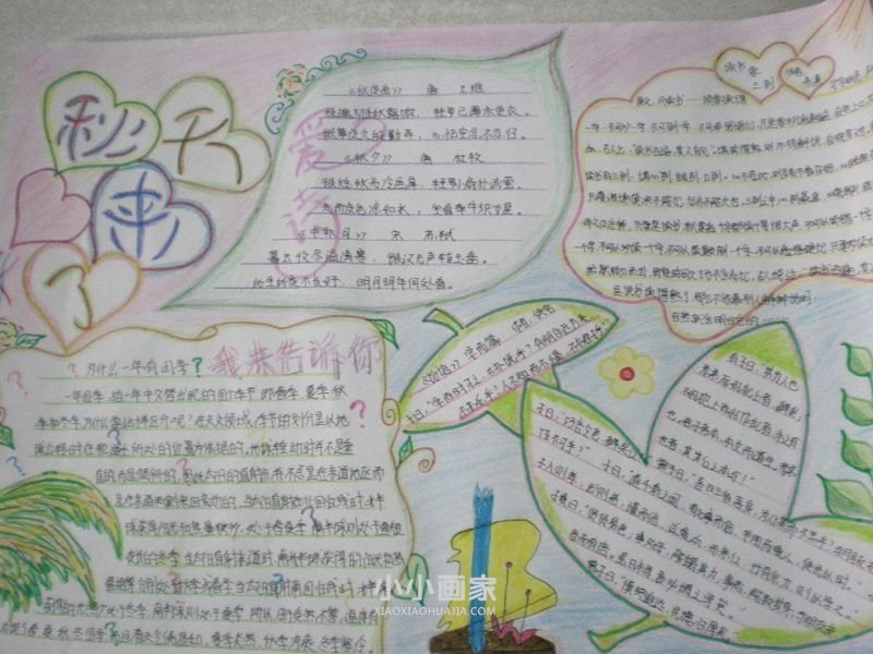 金色的秋天手抄报图片大全三年级- www.chuantongba.top