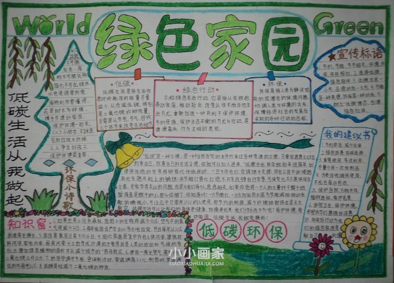 低碳生活从我做起手抄报图片内容三年级- www.chuantongba.top