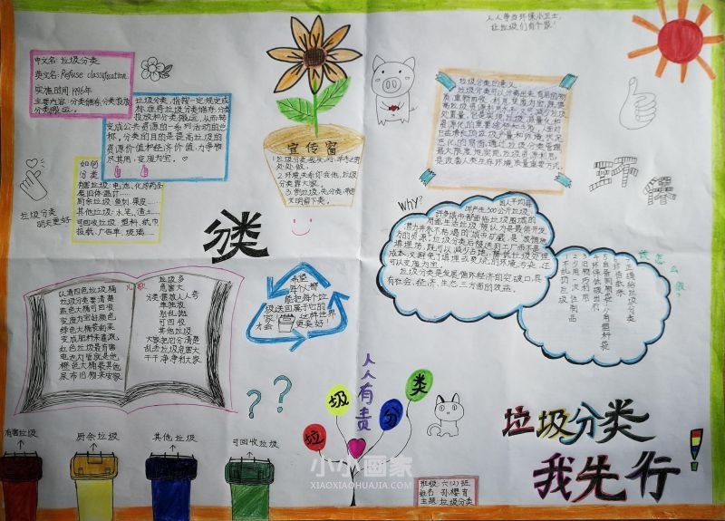 垃圾分分类资源不浪费手抄报内容图片简单六年级- www.chuantongba.top