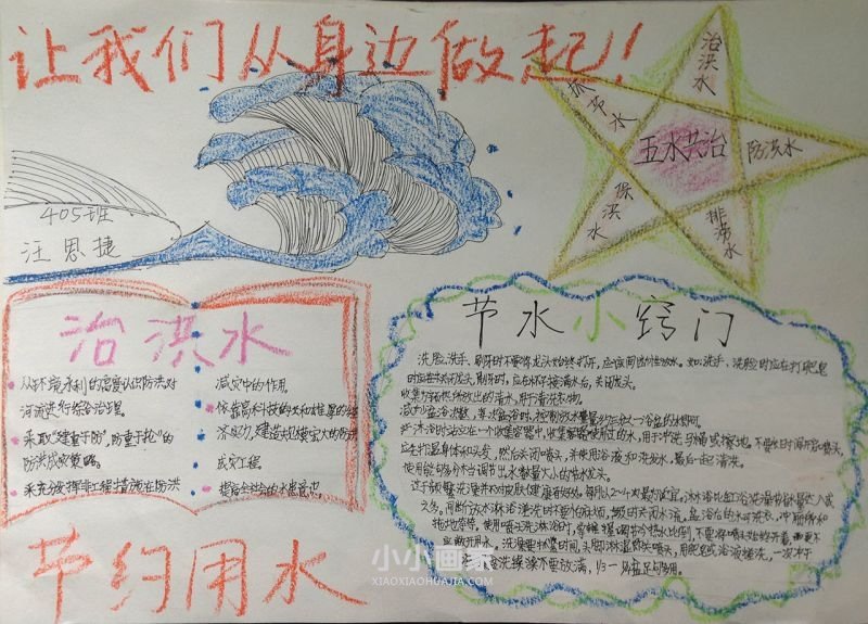五水共治从我做起手抄报图片漂亮四年级- www.chuantongba.top