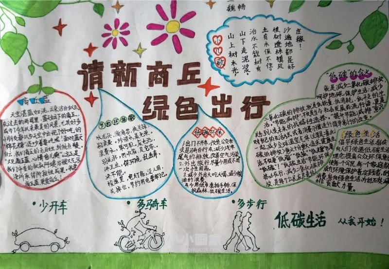 清新商丘绿色出行手抄报图片内容五年级- www.chuantongba.top